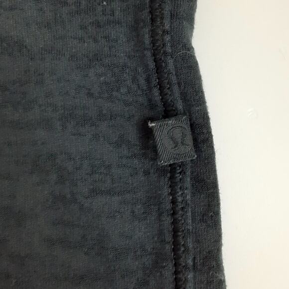 Lululemon Lightest Oversized Crop Tee Black Burnout Sheer Womens 4 Athleisure - Picture 9 of 12